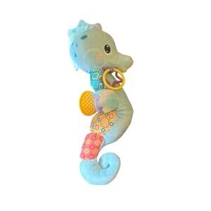 Musical Seahorse Stuffed Plush Animals Sensory Toy Baby 0-6 Months Infant 15"